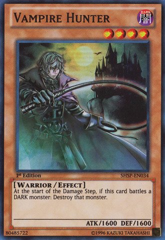 Amazon.com: YU-GI-OH! - Vampire Hunter (SHSP-EN034) - Shadow